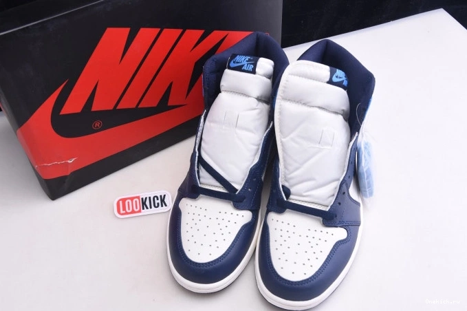 One Kick High 555088-140 Retro Jordan OG 1 Obsidian Air 0805